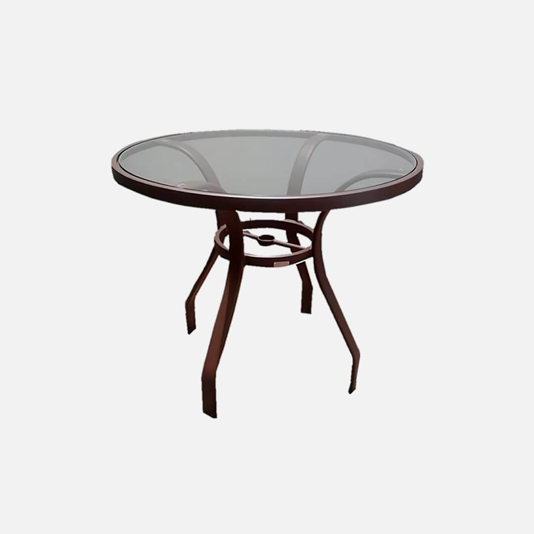 Conjunto de Mesa Cabo Frio com Vidro